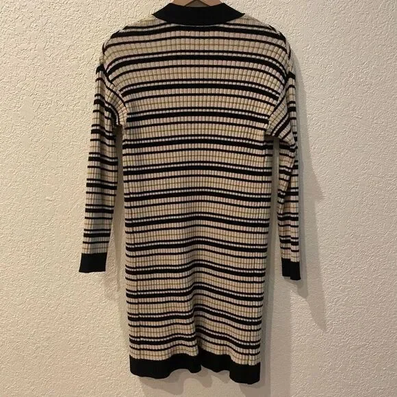 The Odells Felicity Overcoat Striped Duster Cardigan Sweater Size XS - Picture 5 of 9